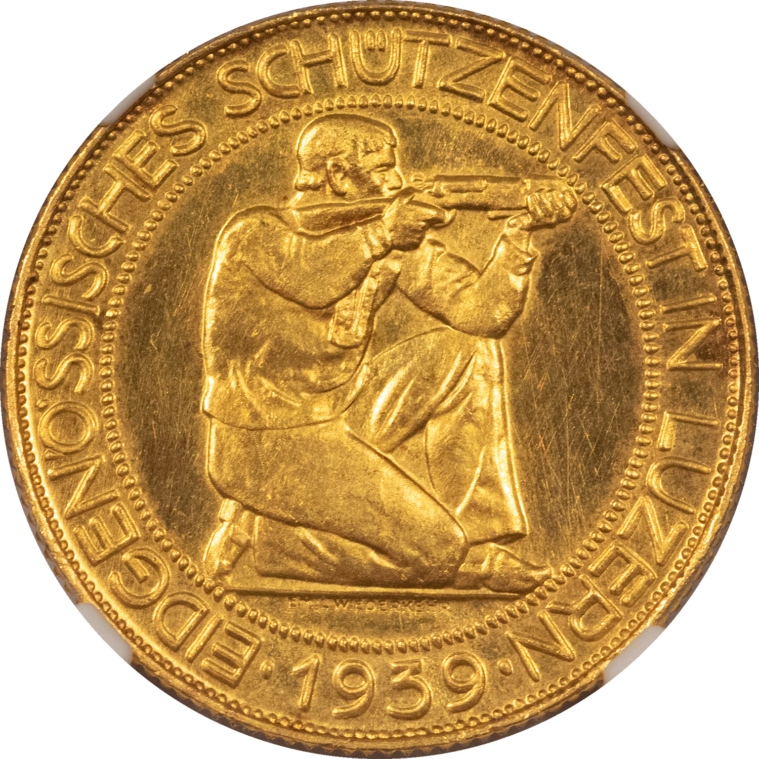 Bullion 1939B SWITZERLAND GOLD 100 FRANCS LUCERNE FESTIVAL – NGC MS-62 Bullion 1939B SWITZERLAND GOLD 100 FRANCS LUCERNE FESTIVAL – NGC MS-62