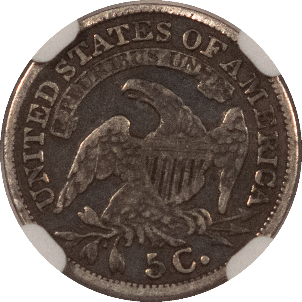 Capped Bust Half Dimes 1835 CAPPED BUST HALF DIME – NGC F-15 Capped Bust Half Dimes 1835 CAPPED BUST HALF DIME – NGC F-15