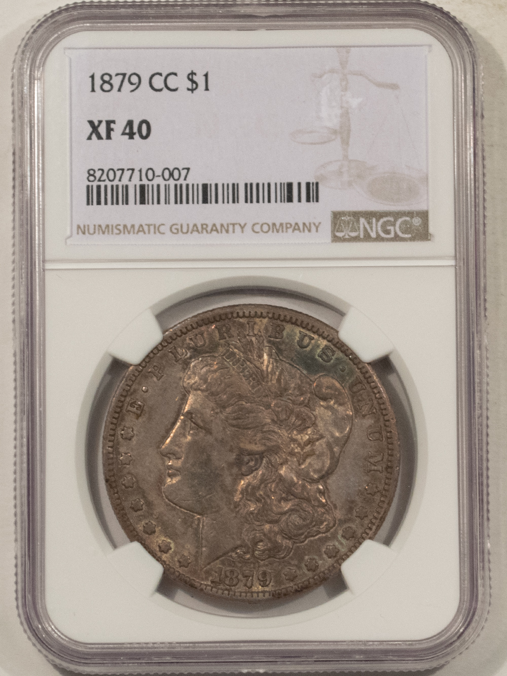 Dollars 1879-CC $1 MORGAN DOLLAR – NGC XF-40, CARSON CITY! Dollars 1879-CC $1 MORGAN DOLLAR – NGC XF-40, CARSON CITY!
