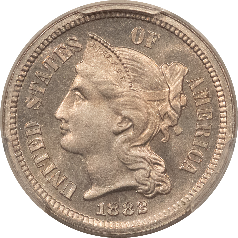 CAC Approved Coins 1882 PROOF THREE CENT NICKEL – PCGS PR-67, FRESH & PQ! CAC APPROVED! CAC Approved Coins 1882 PROOF THREE CENT NICKEL – PCGS PR-67, FRESH & PQ! CAC APPROVED!
