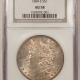 Dollars 1889-CC $1 MORGAN DOLLAR – NGC AU-3, CARSON CITY! Dollars 1889-CC $1 MORGAN DOLLAR – NGC AU-3, CARSON CITY!