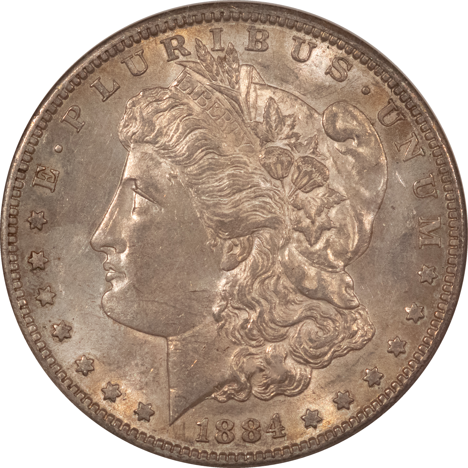 Dollars 1884-S $1 MORGAN DOLLAR – NGC AU-58, FRESH & ORIGINAL! Dollars 1884-S $1 MORGAN DOLLAR – NGC AU-58, FRESH & ORIGINAL!