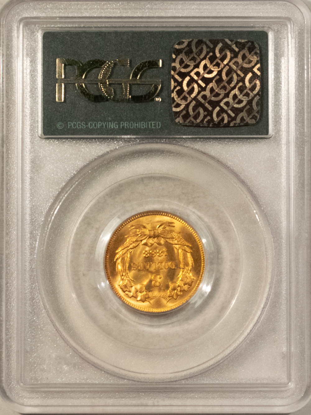 $3 1888 $3 GOLD PRINCESS PCGS MS-64, OLD GREEN HOLDER, LUSTROUS, FRESH, LOW-MINTAGE $3 1888 $3 GOLD PRINCESS PCGS MS-64, OLD GREEN HOLDER, LUSTROUS, FRESH, LOW-MINTAGE