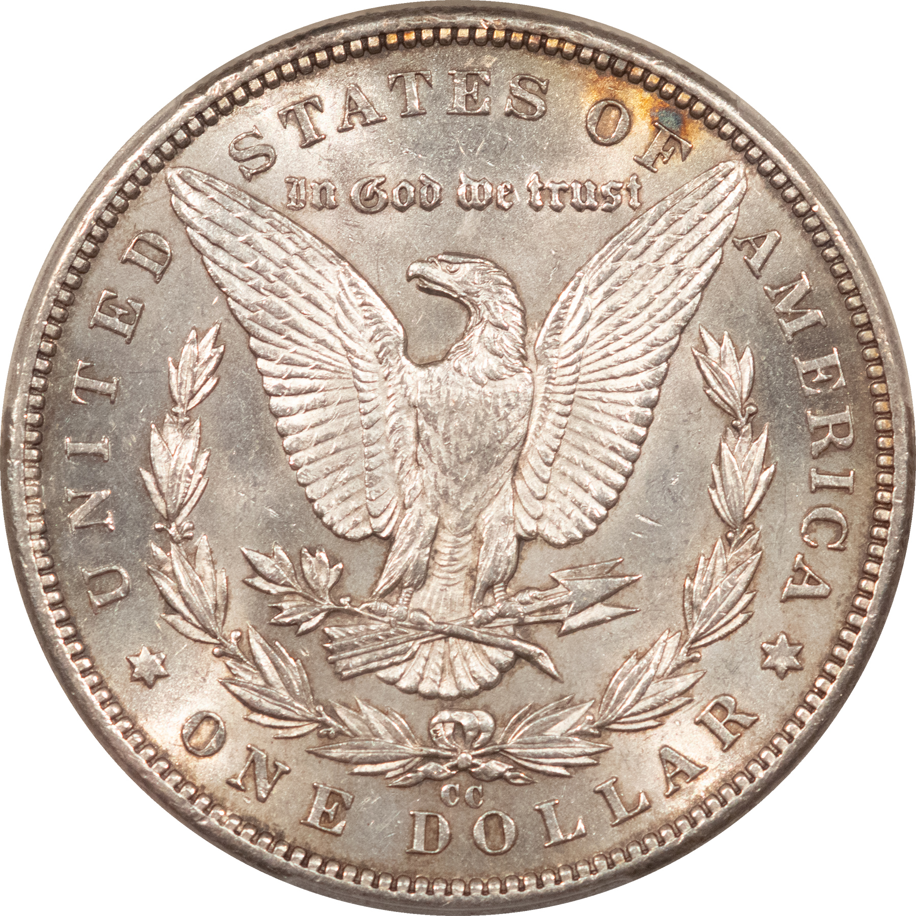 Dollars 1890-CC $1 MORGAN DOLLAR, PCGS AU-58 PQ & LOOKS FULLY UNCIRCULATED, CARSON CITY! Dollars 1890-CC $1 MORGAN DOLLAR, PCGS AU-58 PQ & LOOKS FULLY UNCIRCULATED, CARSON CITY!