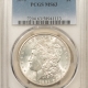 Dollars 1896 $1 MORGAN DOLLAR – PCGS MS-63, 64+ QUALITY! PREMIUM QUALITY! Dollars 1896 $1 MORGAN DOLLAR – PCGS MS-63, 64+ QUALITY! PREMIUM QUALITY!