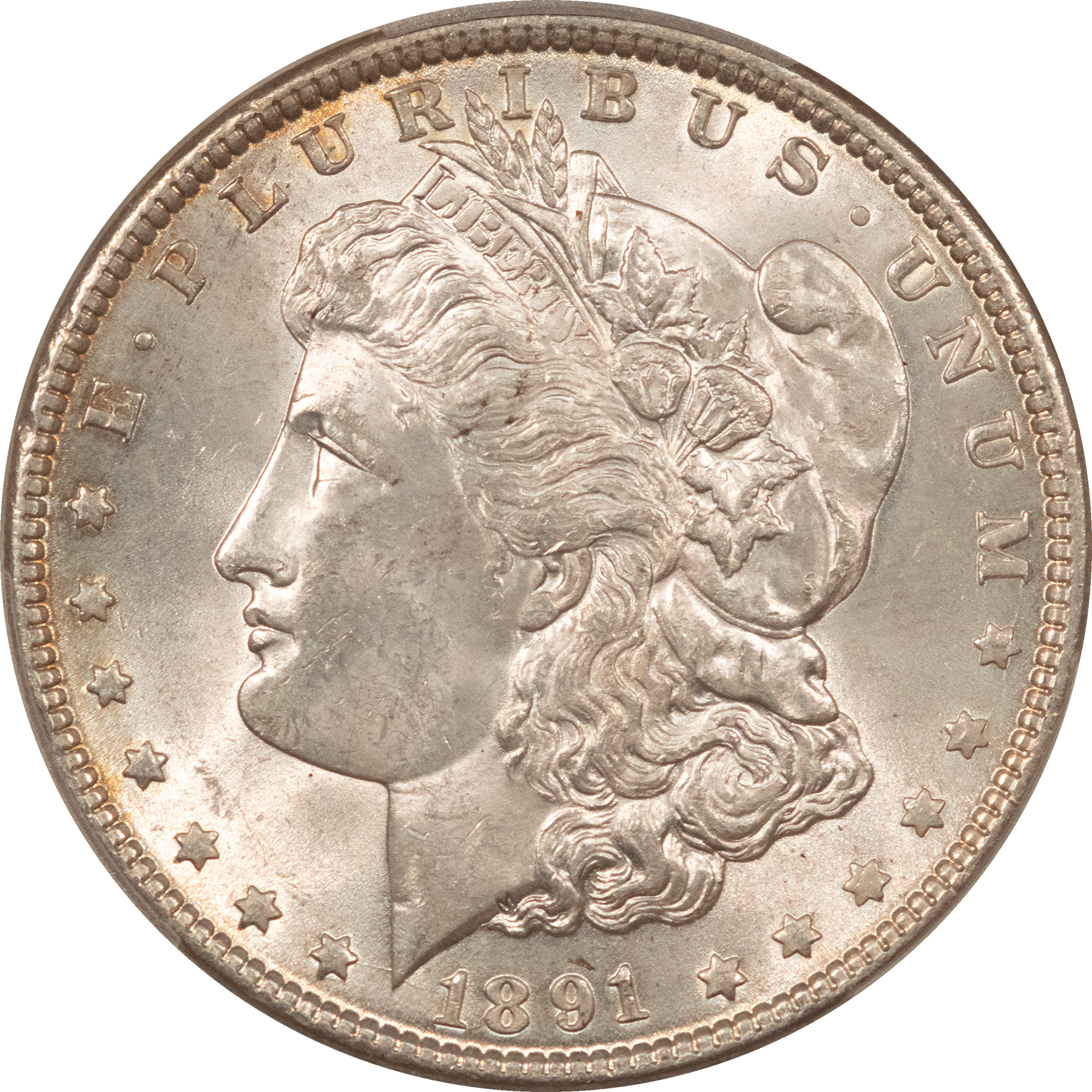 Dollars 1891 $1 MORGAN DOLLAR – PCGS MS-63 FRESH & FLASHY Dollars 1891 $1 MORGAN DOLLAR – PCGS MS-63 FRESH & FLASHY