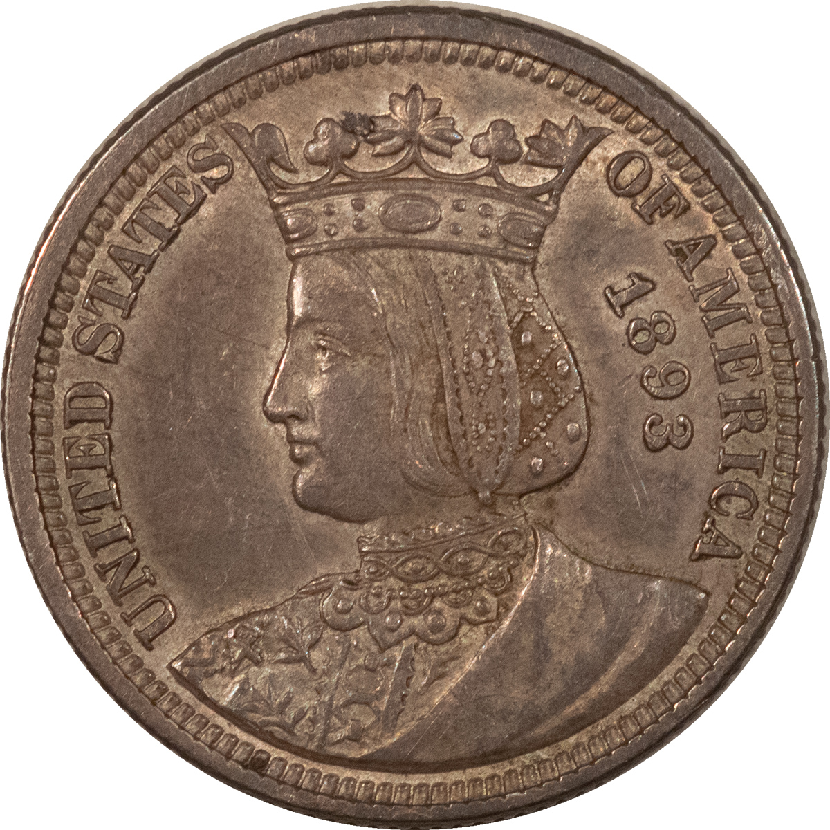 Early Commems 1893 ISABELLA COMMEMORATIVE QUARTER – HIGH GRADE EXAMPLE! ORIGINAL & LOOKS UNC! Early Commems 1893 ISABELLA COMMEMORATIVE QUARTER – HIGH GRADE EXAMPLE! ORIGINAL & LOOKS UNC!