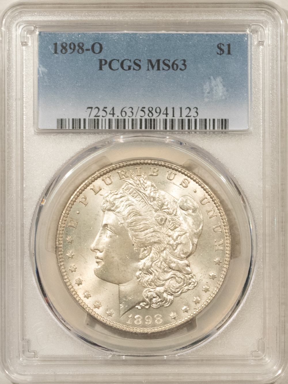 Dollars 1898-O $1 MORGAN DOLLAR – PCGS MS-63 ORIGINAL & PQ! Dollars 1898-O $1 MORGAN DOLLAR – PCGS MS-63 ORIGINAL & PQ!