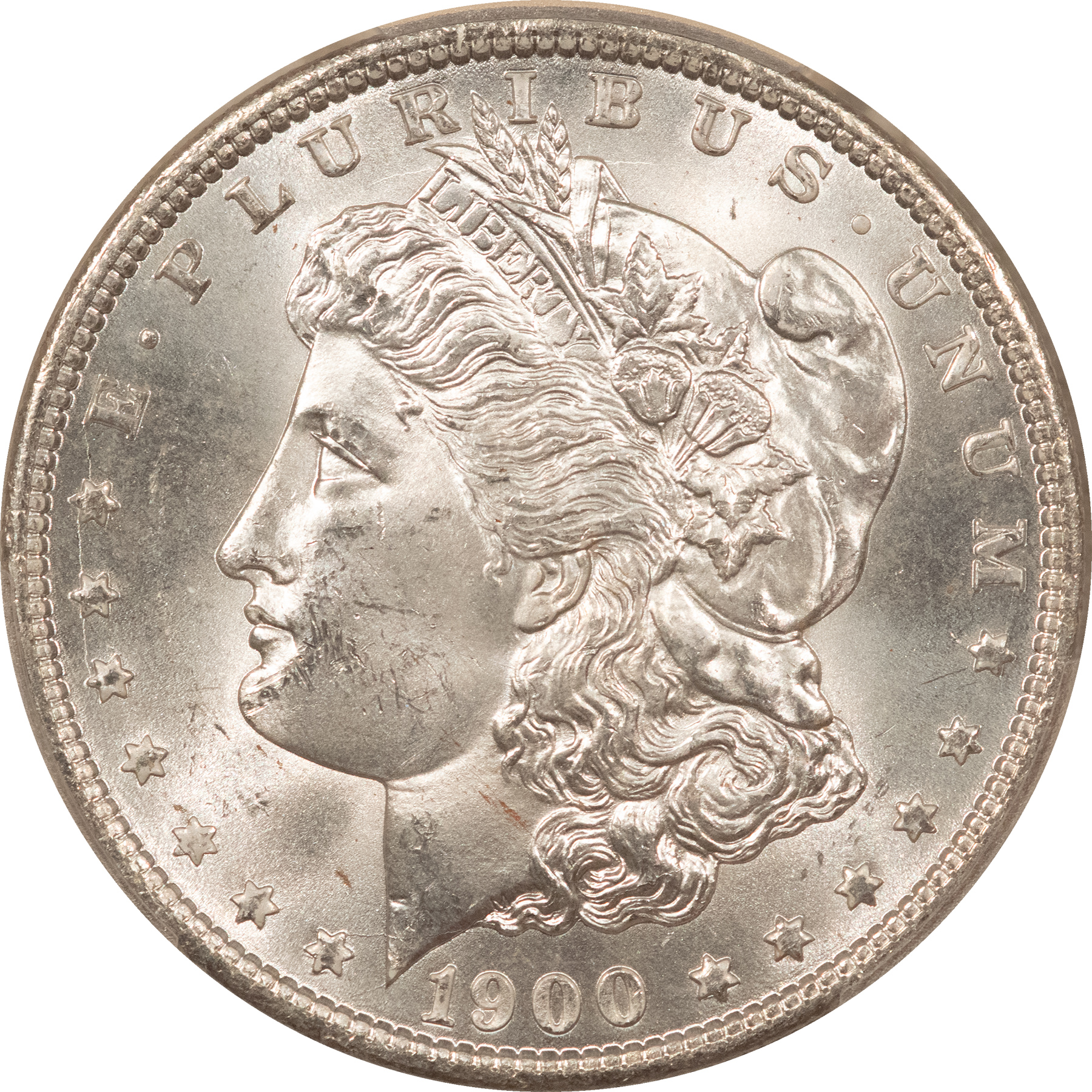 Dollars 1900-O $1 MORGAN DOLLAR – PCGS MS-63 BLAST WHITE! Dollars 1900-O $1 MORGAN DOLLAR – PCGS MS-63 BLAST WHITE!