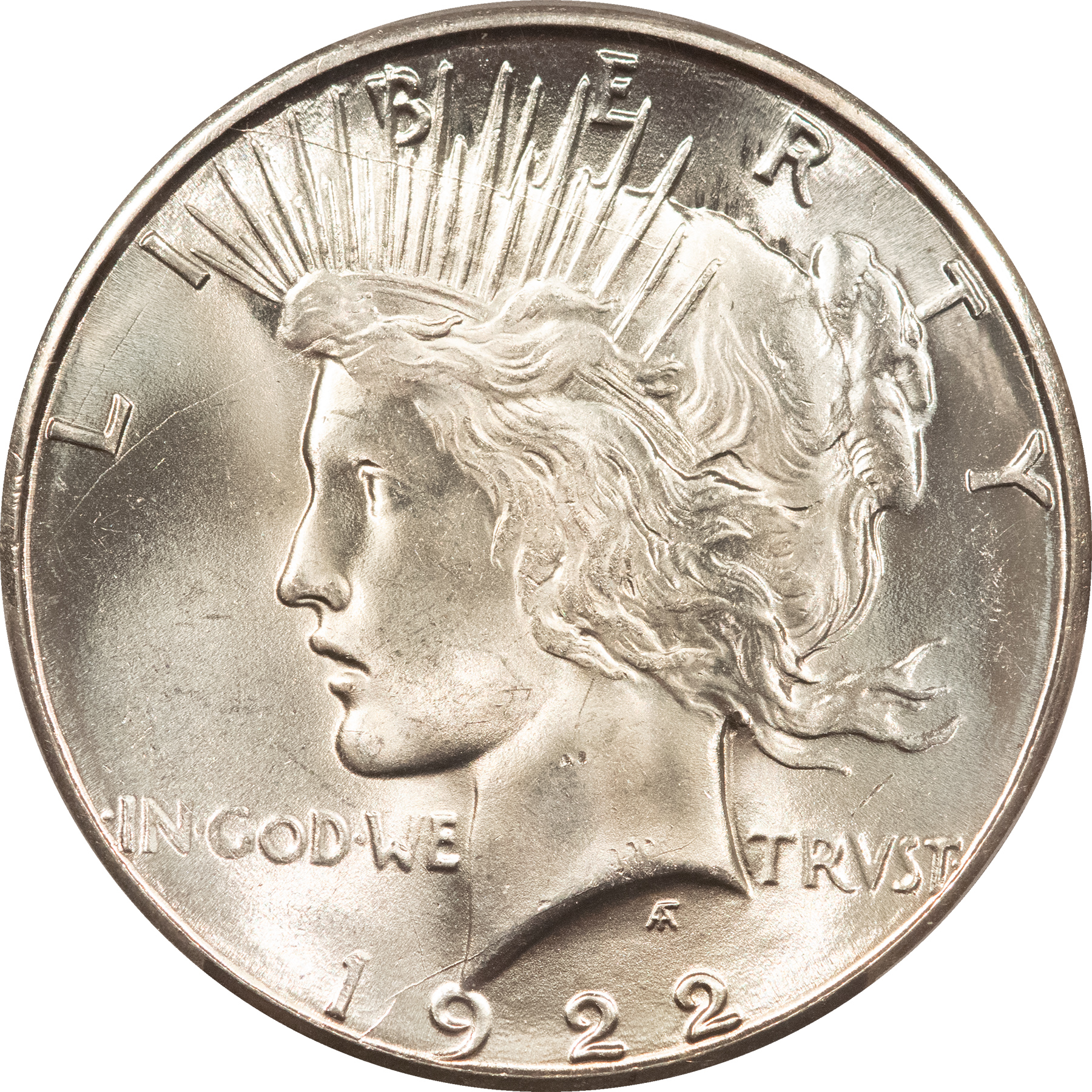 Dollars 1922-S $1 PEACE DOLLAR – PCGS MS-65, BLAZING WHITE GEM! Dollars 1922-S $1 PEACE DOLLAR – PCGS MS-65, BLAZING WHITE GEM!