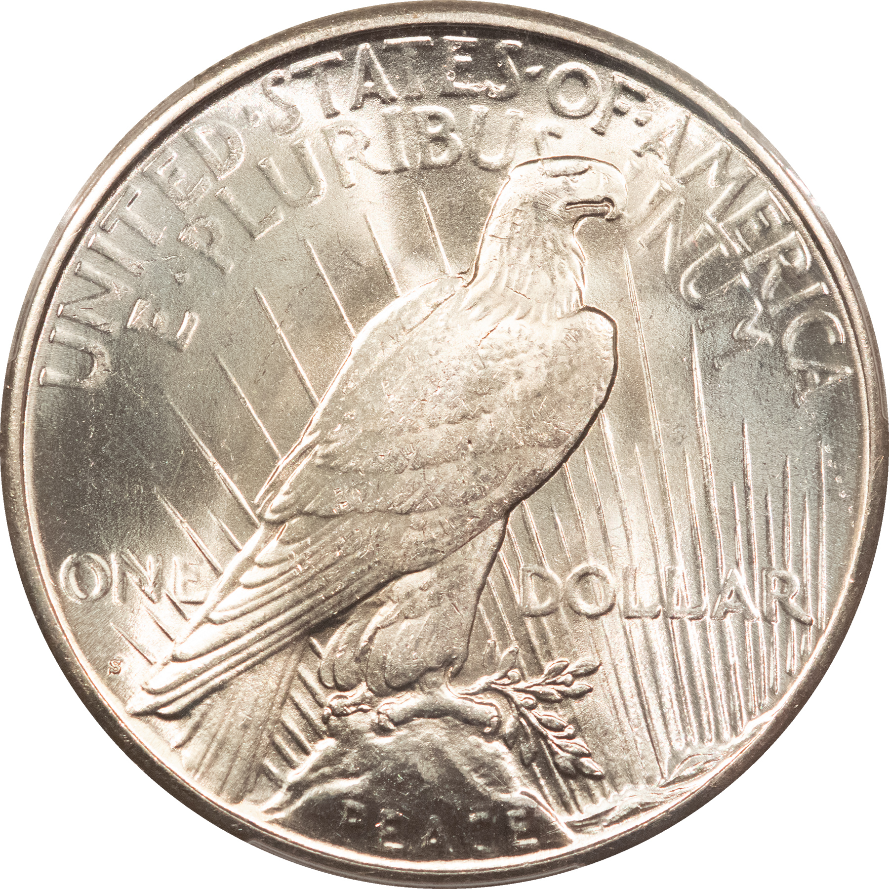 Dollars 1922-S $1 PEACE DOLLAR – PCGS MS-65, BLAZING WHITE GEM! Dollars 1922-S $1 PEACE DOLLAR – PCGS MS-65, BLAZING WHITE GEM!
