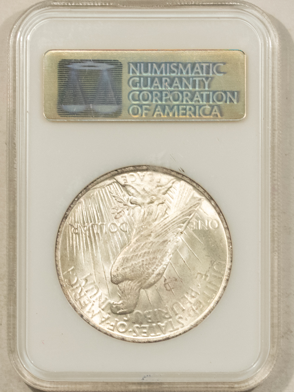 Dollars 1923 $1 PEACE DOLLAR – NGC MS-63 FATTIE HOLDER, FRESH & SUPER PREMIUM QUALITY! Dollars 1923 $1 PEACE DOLLAR – NGC MS-63 FATTIE HOLDER, FRESH & SUPER PREMIUM QUALITY!