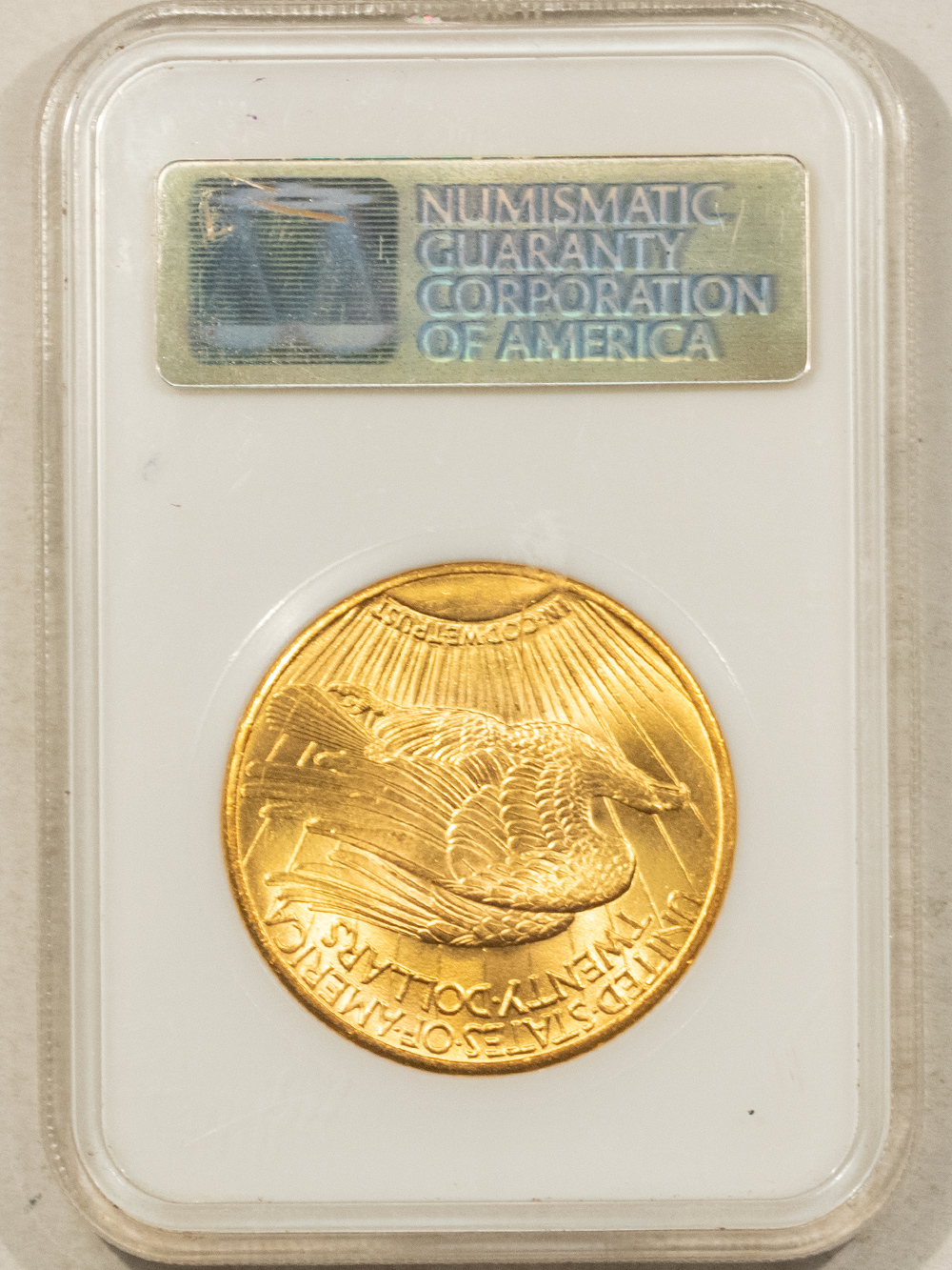 $20 1924 $20 ST GAUDENS GOLD DOUBLE EAGLE – NGC MS-62, PREMIUM QUALITY++! $20 1924 $20 ST GAUDENS GOLD DOUBLE EAGLE – NGC MS-62, PREMIUM QUALITY++!