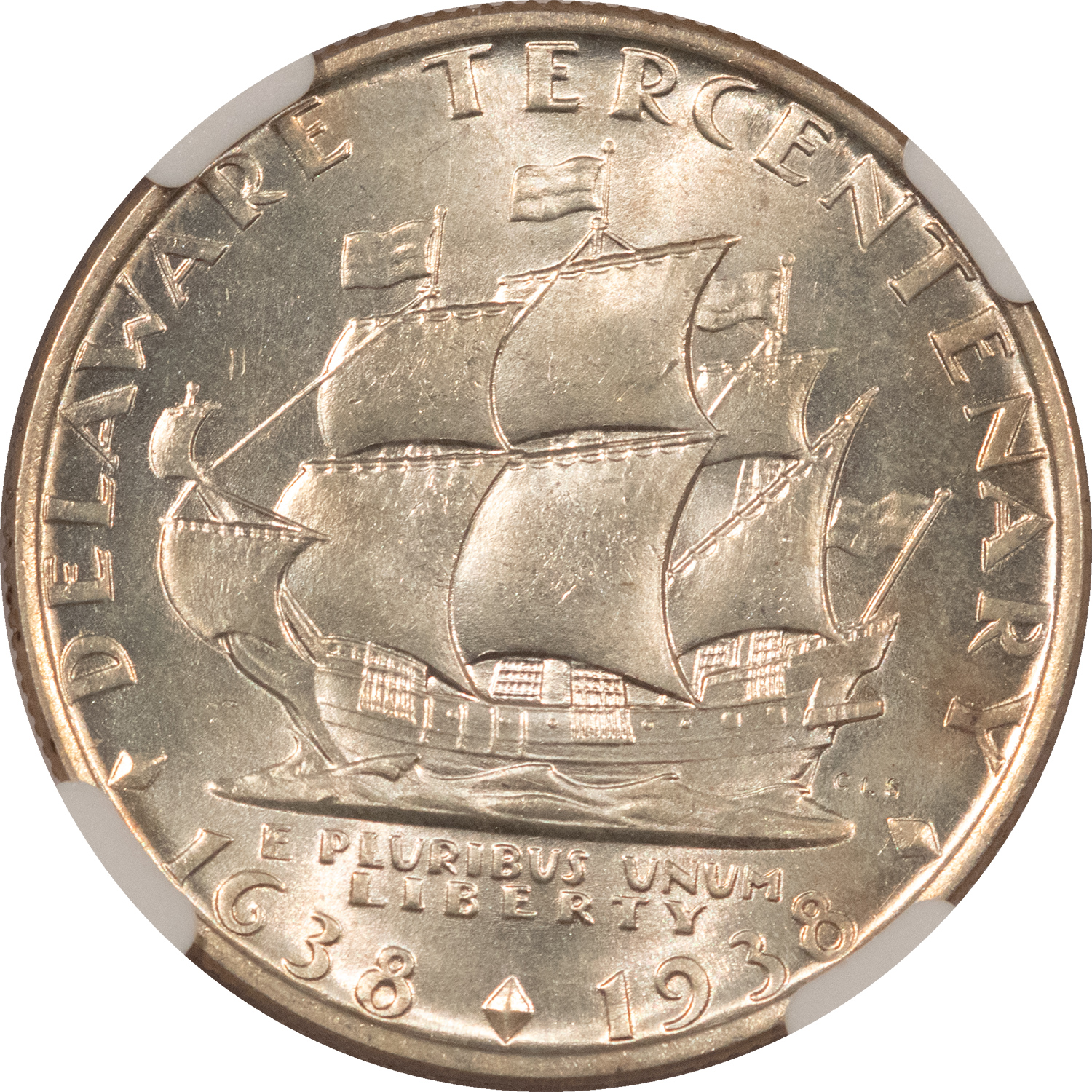 Early Commems 1936 DELAWARE COMMEMORATIVE HALF DOLLAR – NGC MS-65, LOOKS 66+ PREMIUM QUALITY! Early Commems 1936 DELAWARE COMMEMORATIVE HALF DOLLAR – NGC MS-65, LOOKS 66+ PREMIUM QUALITY!