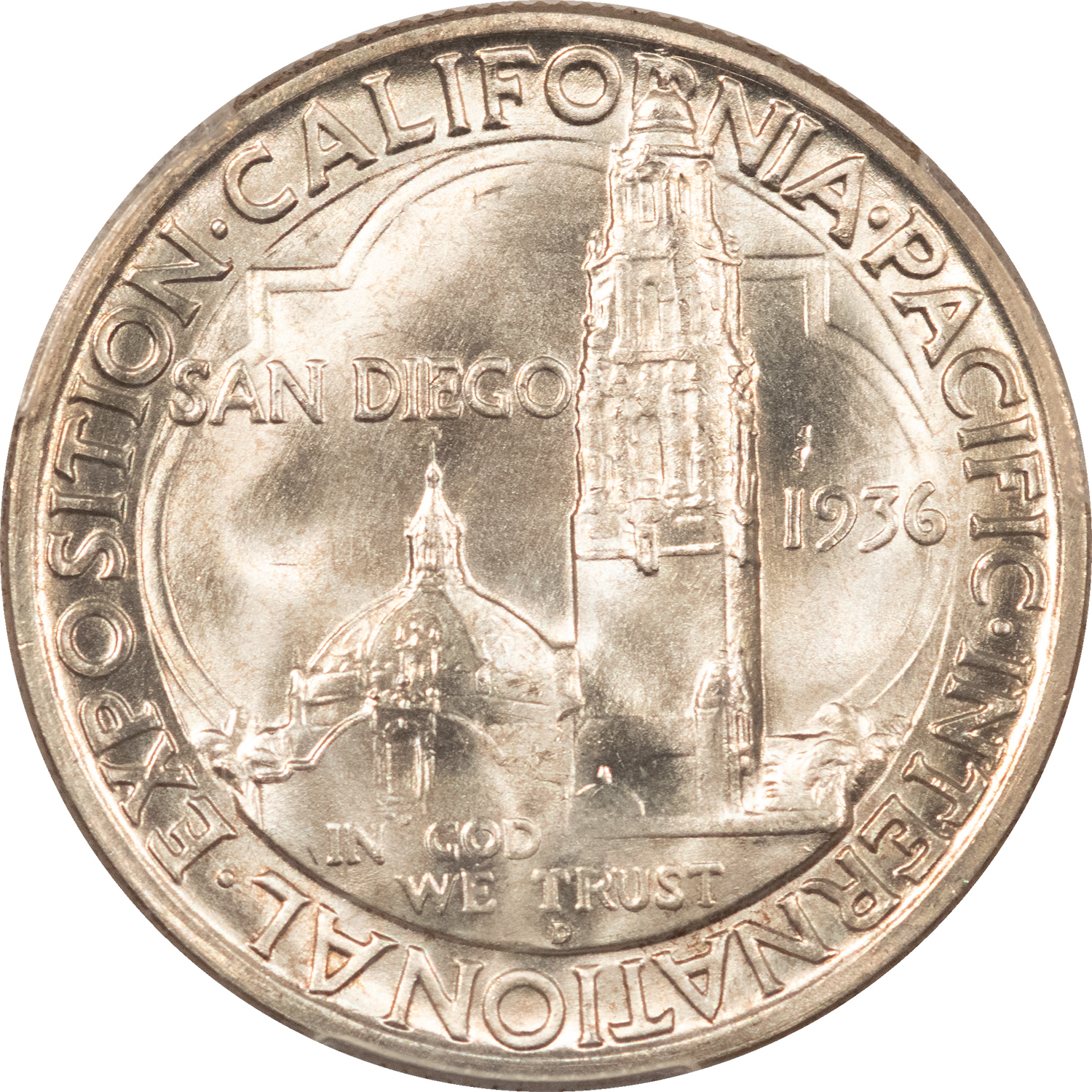 Early Commems 1936-D SAN DIEGO COMMEMORATIVE HALF DOLLAR – PCGS MS-65, 66+ QUALITY! PQ! Early Commems 1936-D SAN DIEGO COMMEMORATIVE HALF DOLLAR – PCGS MS-65, 66+ QUALITY! PQ!