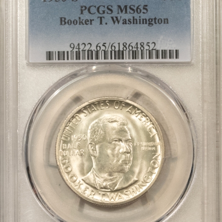 Early Commems 1950-S BOOKER T WASHINGTON COMMEMORATIVE HALF DOLLAR – PCGS MS-65!