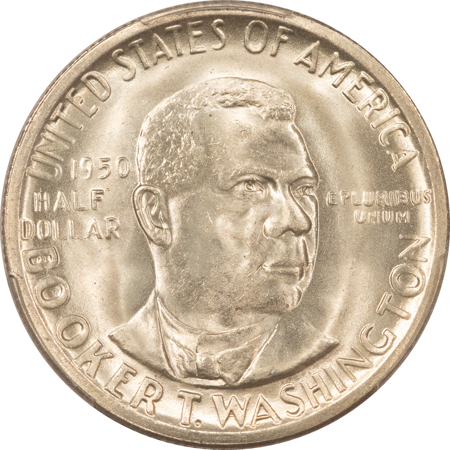 Early Commems 1950-S BOOKER T WASHINGTON COMMEMORATIVE HALF DOLLAR – PCGS MS-65! Early Commems 1950-S BOOKER T WASHINGTON COMMEMORATIVE HALF DOLLAR – PCGS MS-65!