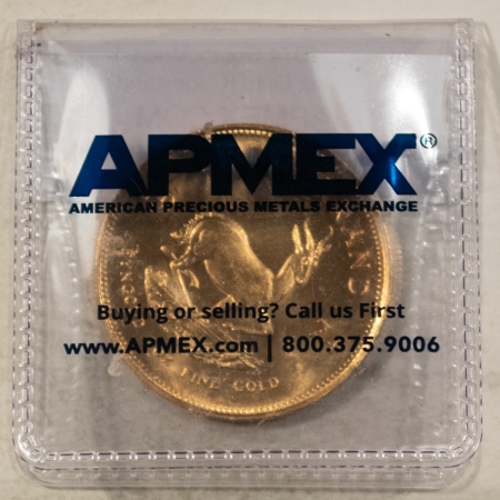 Bullion 1974 SOUTH AFRICA 1 OZ GOLD KRUGERRAND – BRILLIANT UNCIRCULATED!