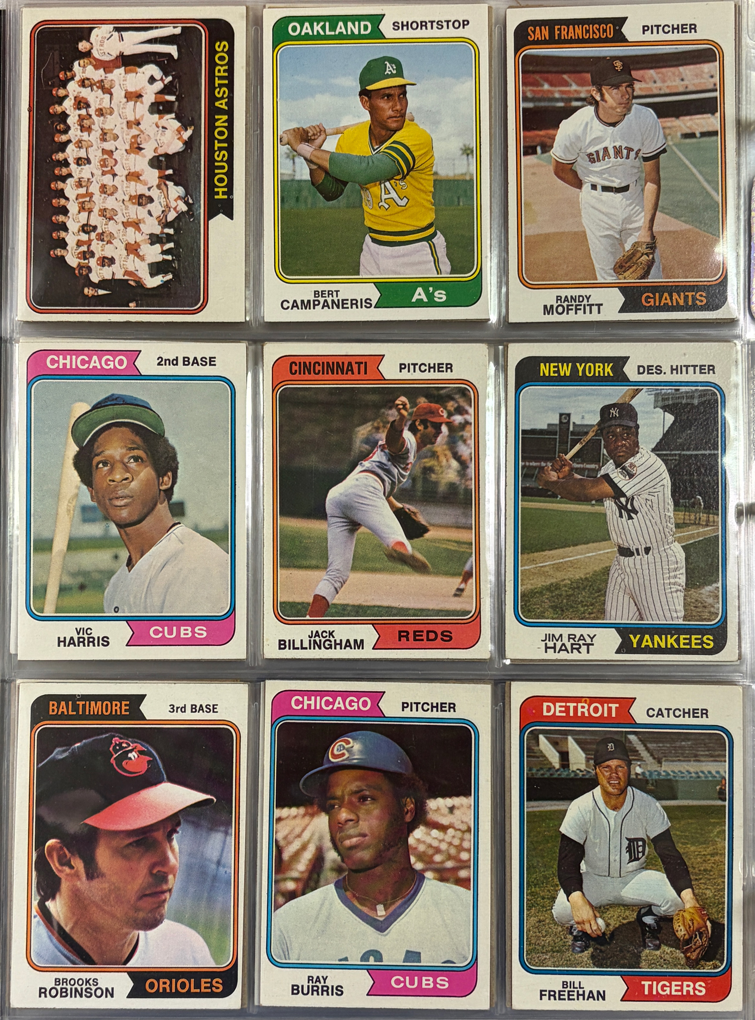 New Store Items 1974 TOPPS 660 CARD BASEBALL COMPLETE SET + 44 PC TRADED SET IN BINDER, 20+ HOFs New Store Items 1974 TOPPS 660 CARD BASEBALL COMPLETE SET + 44 PC TRADED SET IN BINDER, 20+ HOFs