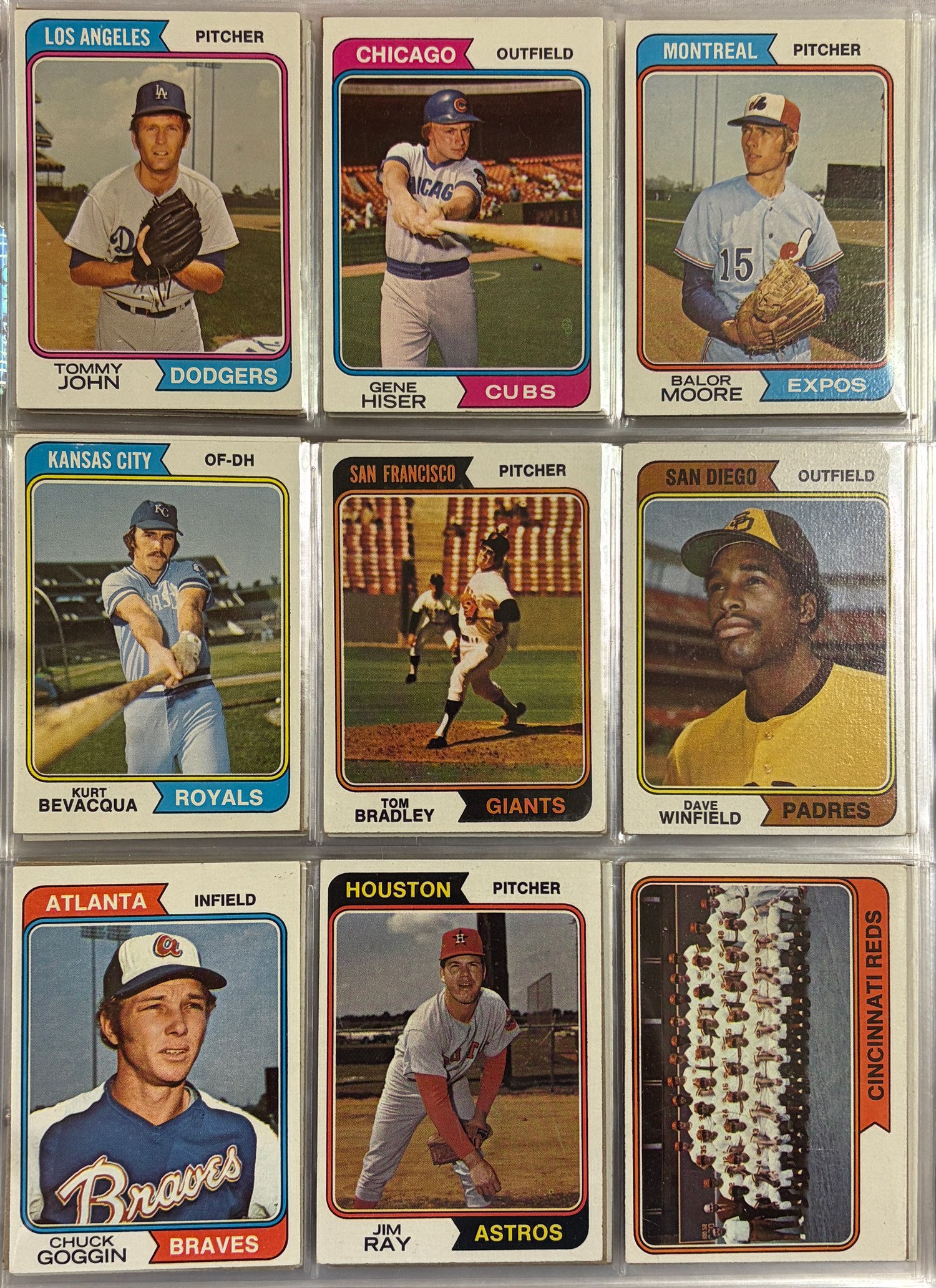 New Store Items 1974 TOPPS 660 CARD BASEBALL COMPLETE SET + 44 PC TRADED SET IN BINDER, 20+ HOFs New Store Items 1974 TOPPS 660 CARD BASEBALL COMPLETE SET + 44 PC TRADED SET IN BINDER, 20+ HOFs
