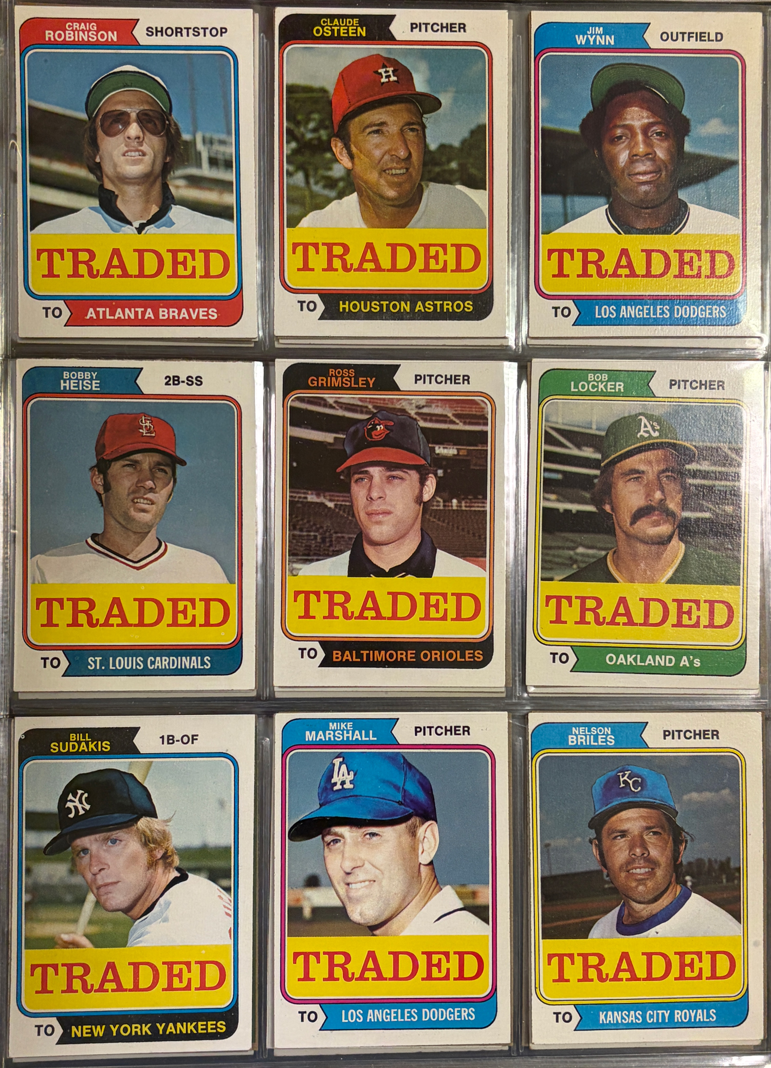 New Store Items 1974 TOPPS 660 CARD BASEBALL COMPLETE SET + 44 PC TRADED SET IN BINDER, 20+ HOFs New Store Items 1974 TOPPS 660 CARD BASEBALL COMPLETE SET + 44 PC TRADED SET IN BINDER, 20+ HOFs