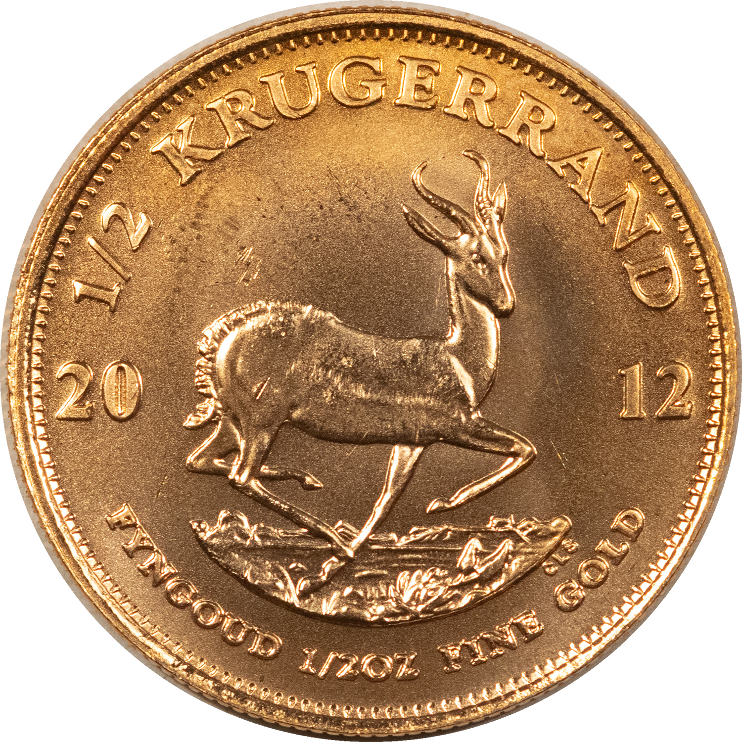 Bullion 2012 SOUTH AFRICA 1/2 OZ GOLD KRUGERRAND – BRILLIANT UNCIRCULATED! Bullion 2012 SOUTH AFRICA 1/2 OZ GOLD KRUGERRAND – BRILLIANT UNCIRCULATED!