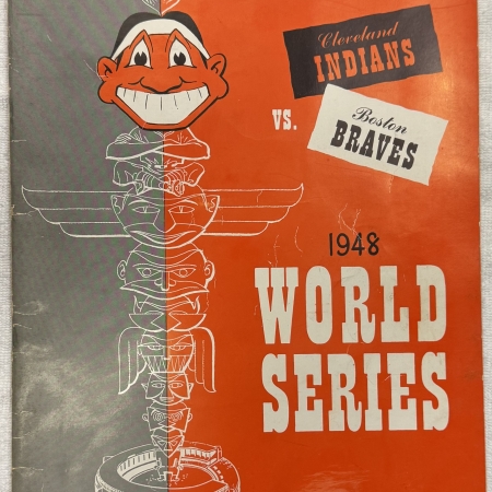 Miscellaneous 1948 CLEVELAND INDIANS-BOSTON BRAVES WORLD SERIES PROGRAM-COMPLETE & EXCELLENT!