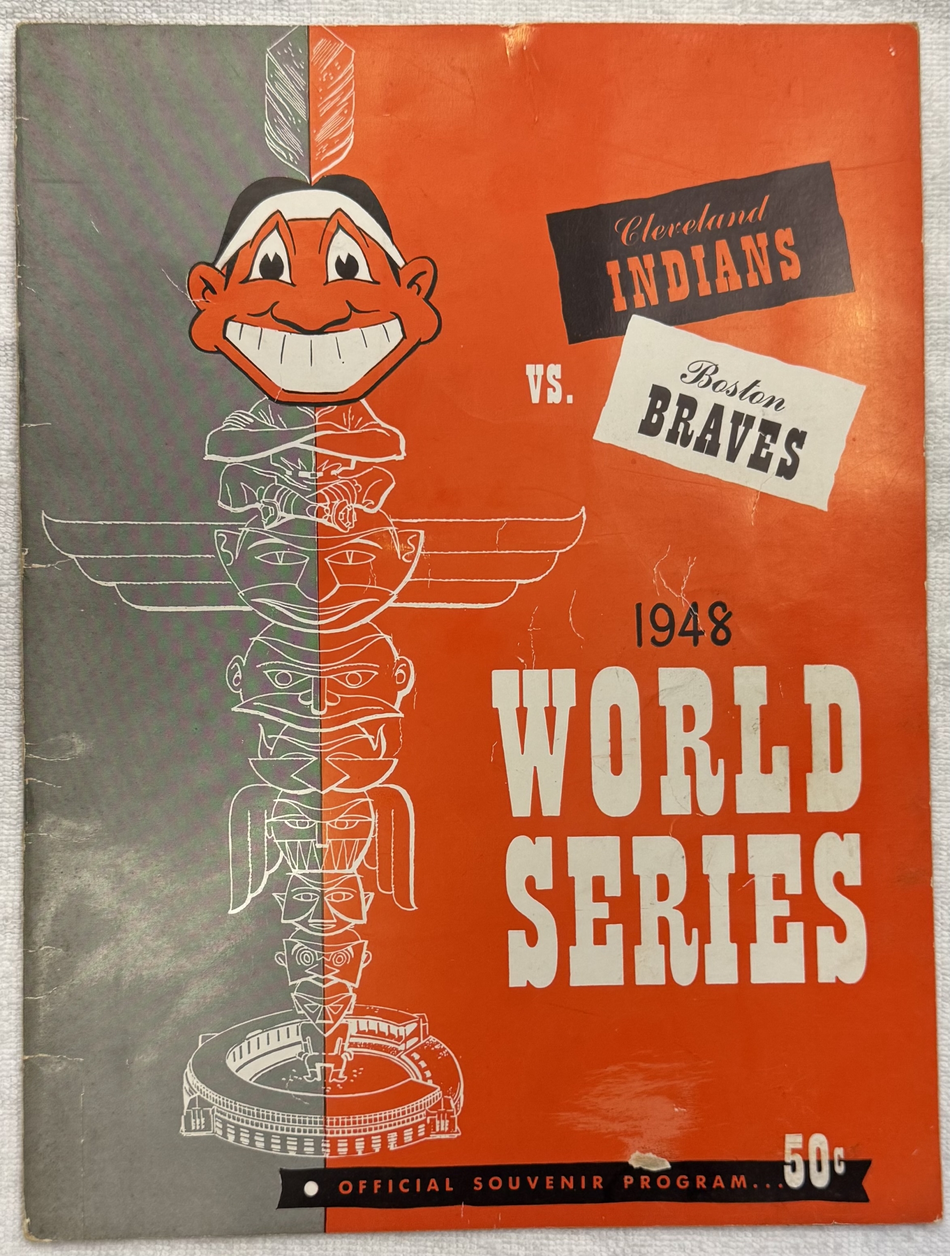 Miscellaneous 1948 CLEVELAND INDIANS-BOSTON BRAVES WORLD SERIES PROGRAM-COMPLETE & EXCELLENT! Miscellaneous 1948 CLEVELAND INDIANS-BOSTON BRAVES WORLD SERIES PROGRAM-COMPLETE & EXCELLENT!
