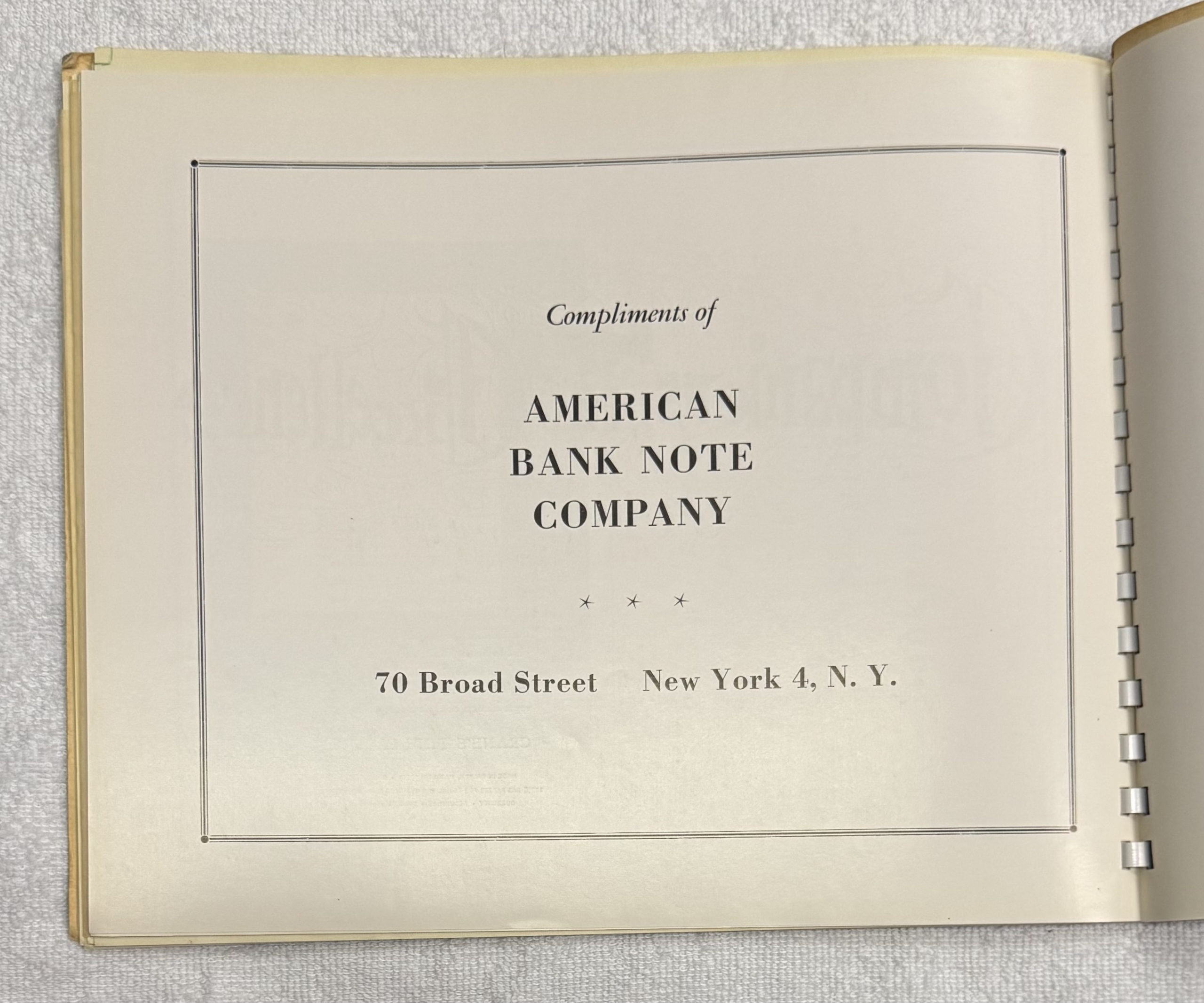 Miscellaneous LOT OF 1940-50s BUREAU ENGRAVING PRINTING BANQUET PROGRAMS+BEP SOUVENIR CARDS! Miscellaneous LOT OF 1940-50s BUREAU ENGRAVING PRINTING BANQUET PROGRAMS+BEP SOUVENIR CARDS!
